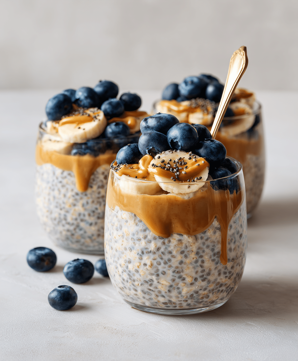 Vegan Overnight Oats Protein – The Ultimate Quick Breakfast Fix 7 Served vegan overnight oats protein with toppings