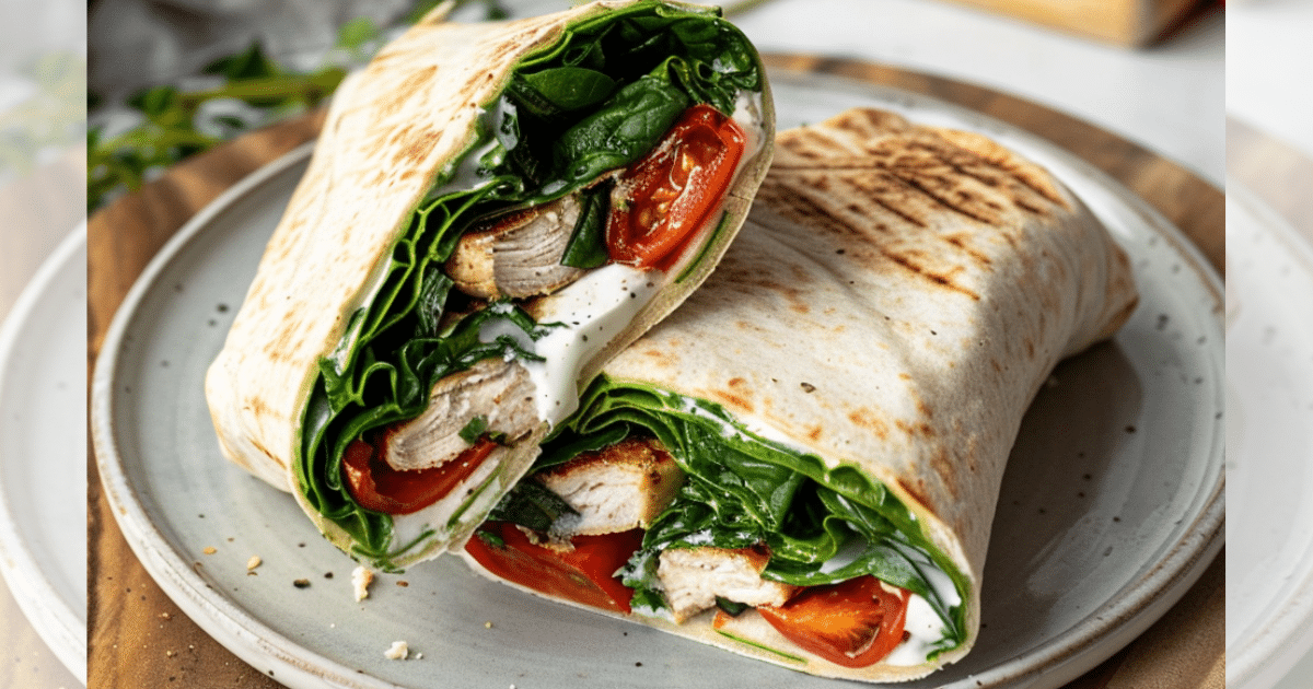 High Protein Low Calorie Vegan Recipes for Easy, Satisfying Meals 3 Smoky Vegan “Chicken” Wrap (High Protein, Low Calorie)