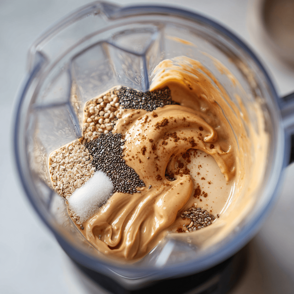Peanut Butter Chia Pudding: The Ultimate Protein-Rich Snack You’ll Love 5 Blending Peanut Butter Protein Shake No Banana until smooth