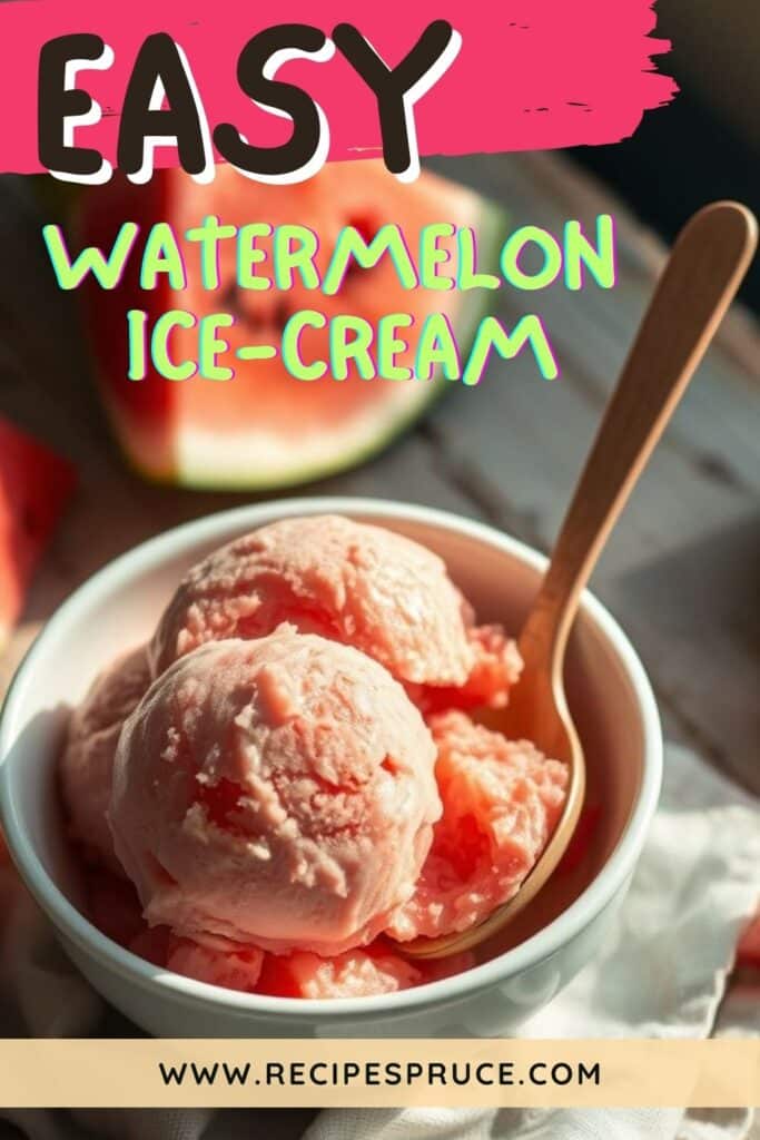 watermelon ice cream recipe 1